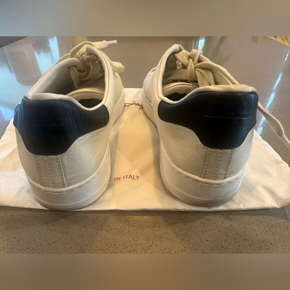 Salvatore Ferragamo White Sneakers Womens size 7 - Picture 6 of 10